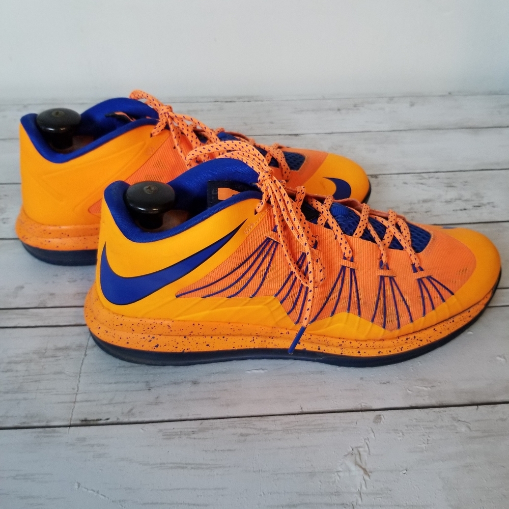 Nike Air Max Lebron X Low Knicks HWC Lebron Sneaker Athletic Shoes